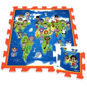 STAMP Tapis Puzzle bébé en Mousse Enfants Planisph?re