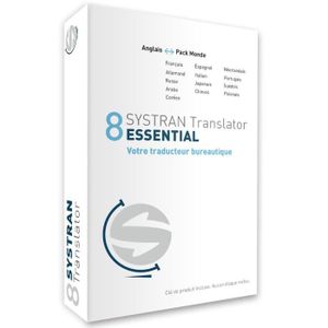 Systran 8 Translator Essential - Pack Anglais-Monde
