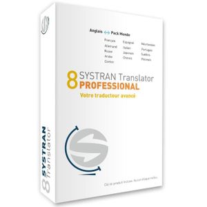 Systran 8 Translator Professional - Pack Anglais-Monde