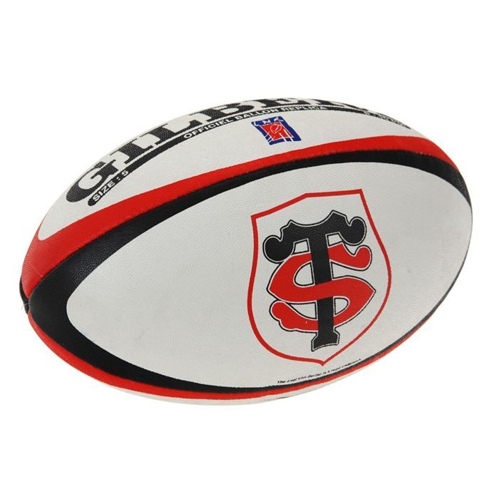 Pallone Da Rugby Gilbert Stade Toulousain - Taglia 5, Ufficiale, In Gomma - Collezione Toulouse