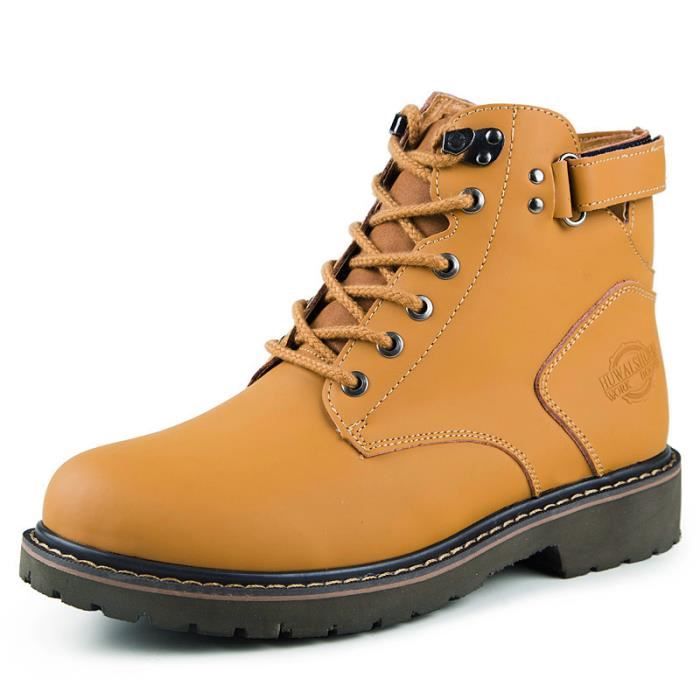 yellow bottes hommes