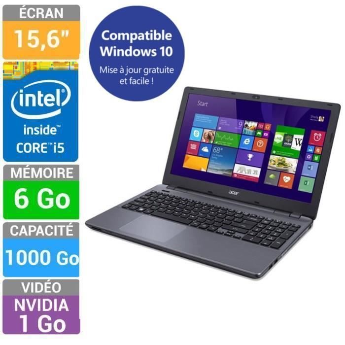 ACER PC Portable Aspire E5571G5635 Gris Prix pas cher Cdiscount