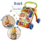 PORTEUR-POUSSEUR-DRAISIENNE-TRICYCLE VTECH Baby Super Trotteur Parlant 2en1