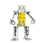 JEU ASSEMBLAGE CONSTRUCTION Meccano - Mini robot en métal : Jaune