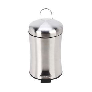 Poubelle 3L inox cintré