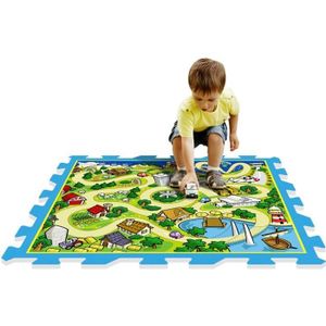 STAMP Tapis Puzzle Mousse Circuit 9pcs