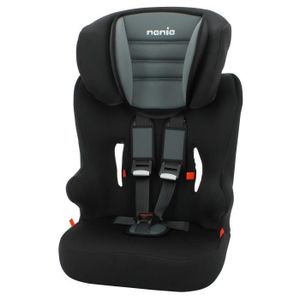 NANIA Réhausseur Groupe 1/2/3 ? Dossier et Harnais Racer Eco + Réducteur Noir