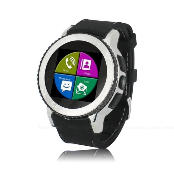Montre Connectée Sport GPS Wifi 3G Waterproof Noir Achat / Vente