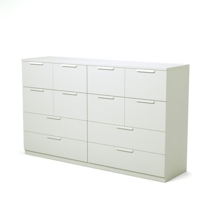 commode blanche 160 cm