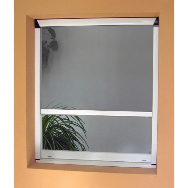 Moustiquaire L 1m x H 0,80 Enroulable alu blanc Cette moustiquaire
