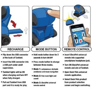 Robot Tankbot Compatible Smartphone - Vert
