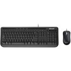 PACK CLAVIER - SOURIS Microsoft Wired Keyboard 600 Black + Basic Optical