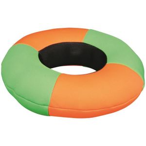 TRIXIE Anneau Aqua Toy flottant - 20 cm - Orange, vert et noir - Pour chien