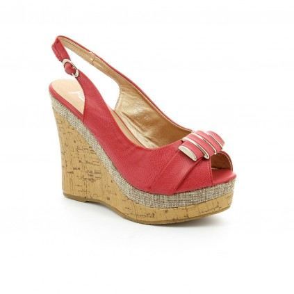 femme Sandale MARY Rouge - Achat  Vente Chaussure femme Sandale ...