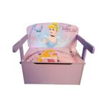 COFFRE A JOUETS Coffre 3en1 Princesses - Coffre + Bureau + Banc