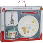 VAISSELLE BEBE  SOPHIE LA GIRAFE Coffret repas