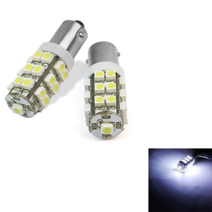 LED Lampes Ampoule Blanc voiture 2Pcs Achat / Vente phares optiques