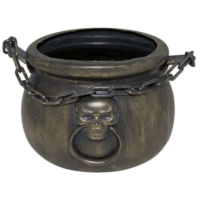 Chaudron De Sorcière Halloween 11 Cm - Panier Pour Bonbons Trick Or Treat - Accessoire Fête Déguisement