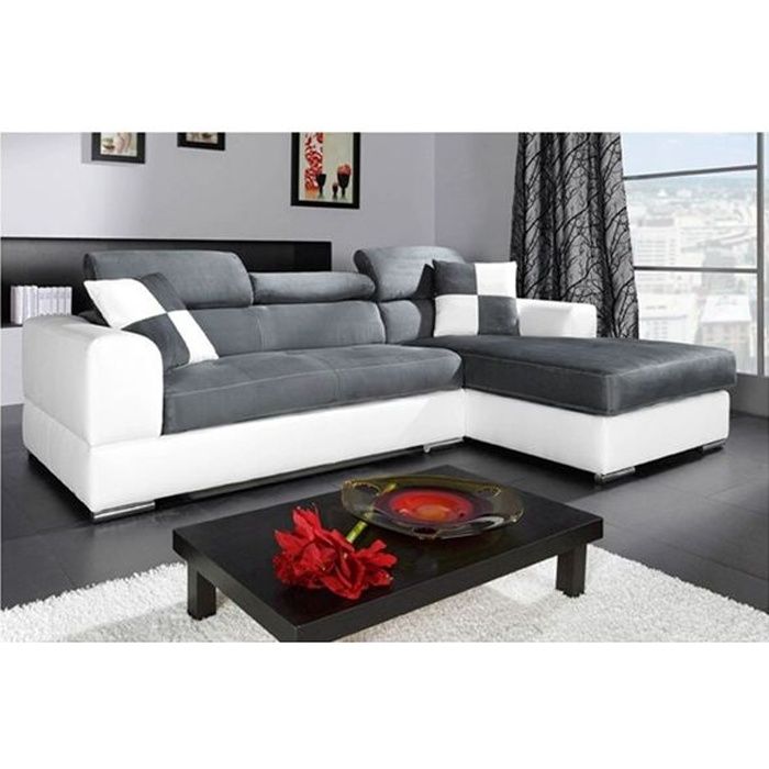 Canapé cuir achat / vente canapé cuir pas cher cdiscount