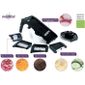 MANDOLINE Mandoline Multirâpes, 8 fonctions