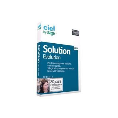 Solution Evolution Ciel 2015 Achat / Vente logiciel bureautique