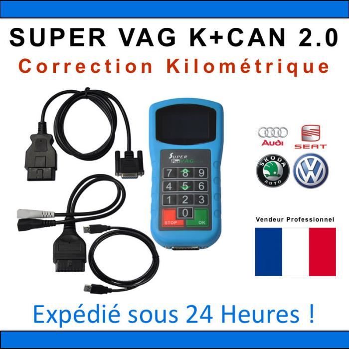 SUPER VAG K+CAN 2.0 - Diagnostique & Correction Kilométrique - TACHO ...