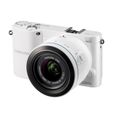 COMPACT SAMSUNG NX1000 Hybride Blanc + Objectif 20-50 mm