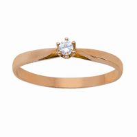 BAGUE MONTE CARLO STAR Solitaire 0.07 ct