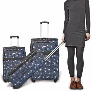 SET DE VALISES KINSTON Set de 3 valises trolley 4 roues SET DE VALISES KINSTON Set de 3 valises trolley 4 roues