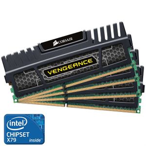MÉMOIRE PC - PORTABLE Corsair 16Go DDR3 1600MHz CL9 Vengeance