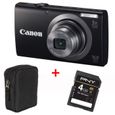 COMPACT CANON A2300 NOIR + Etui + Carte SD 4go