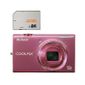 APPAREIL PHOTO NUMERIQUE Appareil photo NIKON S6200 Rose + carte SD 4 Go