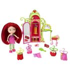UNIVERS MINIATURE COMPLET Charlotte aux Fraises Dressing + poupée 13 cm