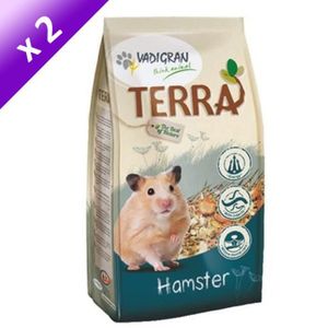 VADIGRAN Lot de 2 Nourriture TERRA pour hamsters 700g