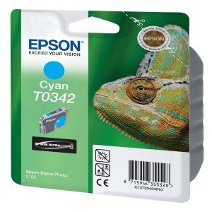 EPSON Cartouche d?encre T0342 - Cyan - 17ml - 440 pages