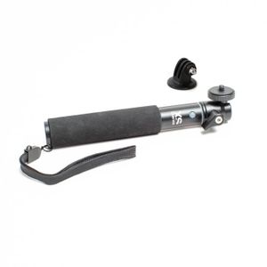 XSories - U-SHOT - Perche télescopique 18 ? 49 cm pour GoPro, appareil photo ou camera - Aluminium inoxydable - Grise