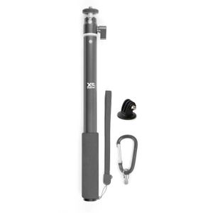 XSories - BIG U-SHOT avec Tripod Mount - Perche 29 ? 94 cm pour GoPro, appareil photo ou camera, inoxydable - Grise