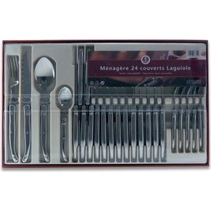 COUVERTS - MENAGERE LAGUIOLE PRODUCTION Ménagère 24 pièces inox