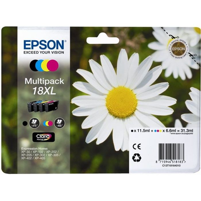 cartouche imprimante Epson T1816 Pâquerette XL Cartouches d'encre Mu