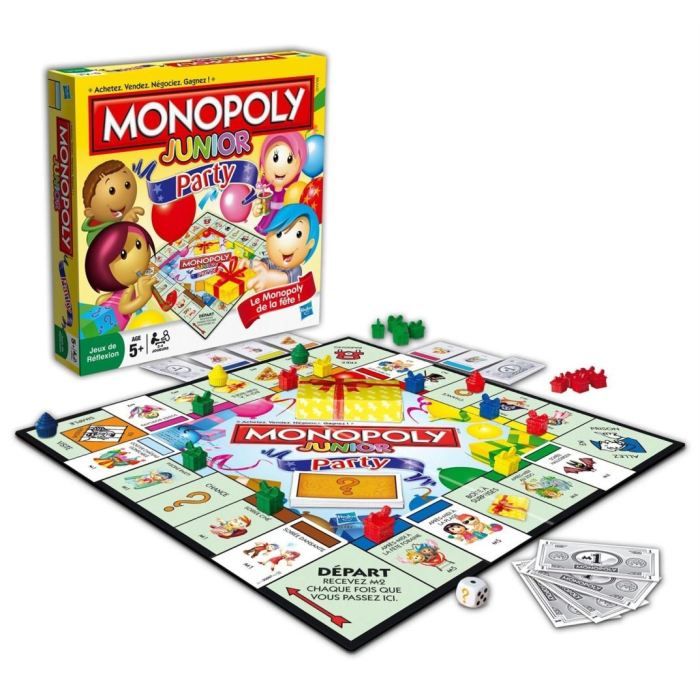 MONOPOLY Junior Party Achat / Vente jeu société plateau Monopoly