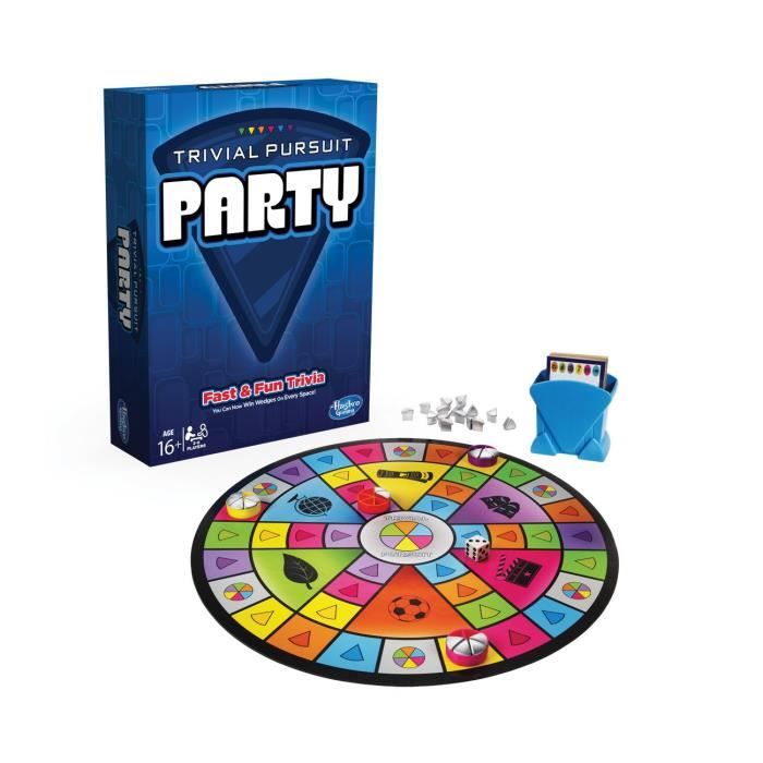 Jeux de société Hasbro A52241010  Trivial Pursuit  Party Game  La Minuté