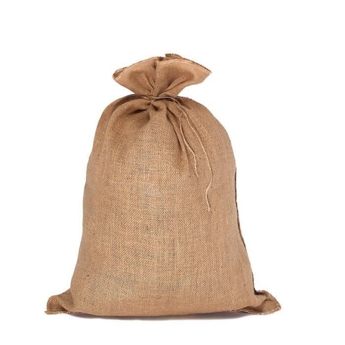 Sac en jute Naturel 50 X 80 cm Achat / Vente sac filet à foin Sac