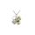 Jaune citrine - éléments swarovski crystal trèf...