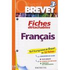 SCOLAIRE / UNIVERSITAIRES Objectif Brevet; fiches détachables ; français ...