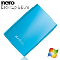 DISQUE DUR EXTERNE Verbatim USB2.0 500 Go Bleu Caraïbes 2.5"