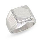  RÊVE DE DIAMANTS Chevalière Homme