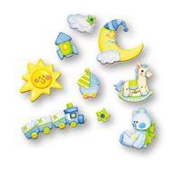 DODO Stickers muraux relief enfant 30x30 DEAB DODO Stickers muraux relief enfant 30x30 DEAB
