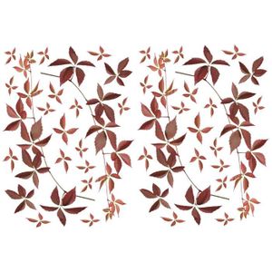 PLAGE Stickers adhésif mural Taille S - Branches Automne 2 planches 29,7 x 21 cm, divers motifs
