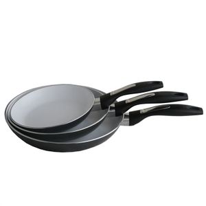 POÊLE - SAUTEUSE Lot de 3 poêles céramique 20/24/28cm POÊLE - SAUTEUSE Lot de 3 poêles céramique 20/24/28cm