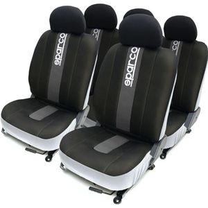 Jeu de housses logo SPARCO bande Grise